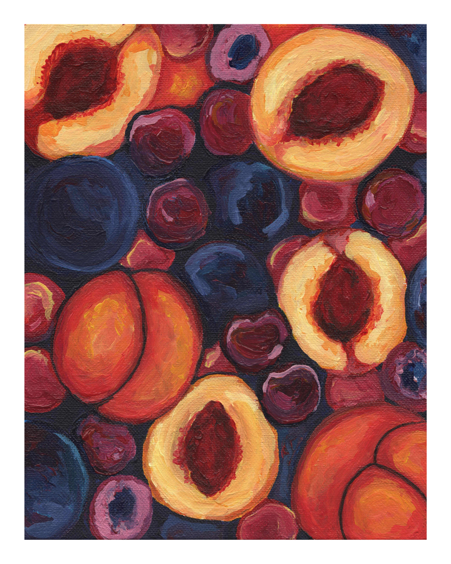 Stone Fruit Print