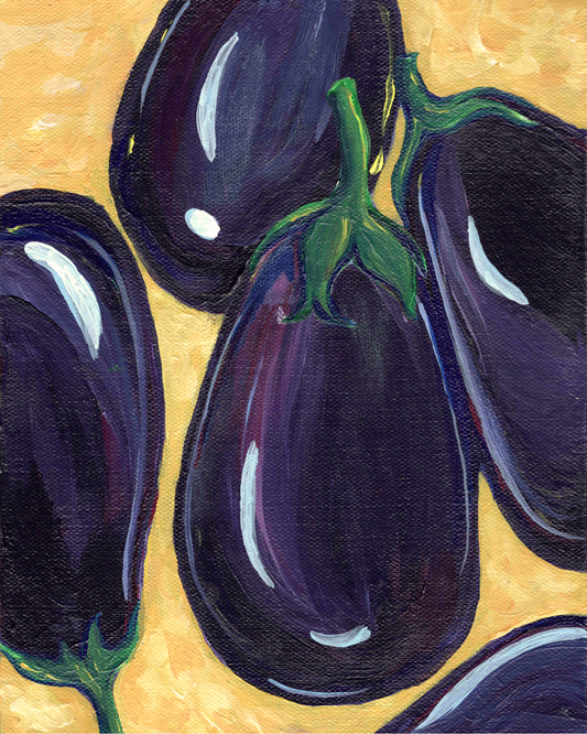 Eggplant Print