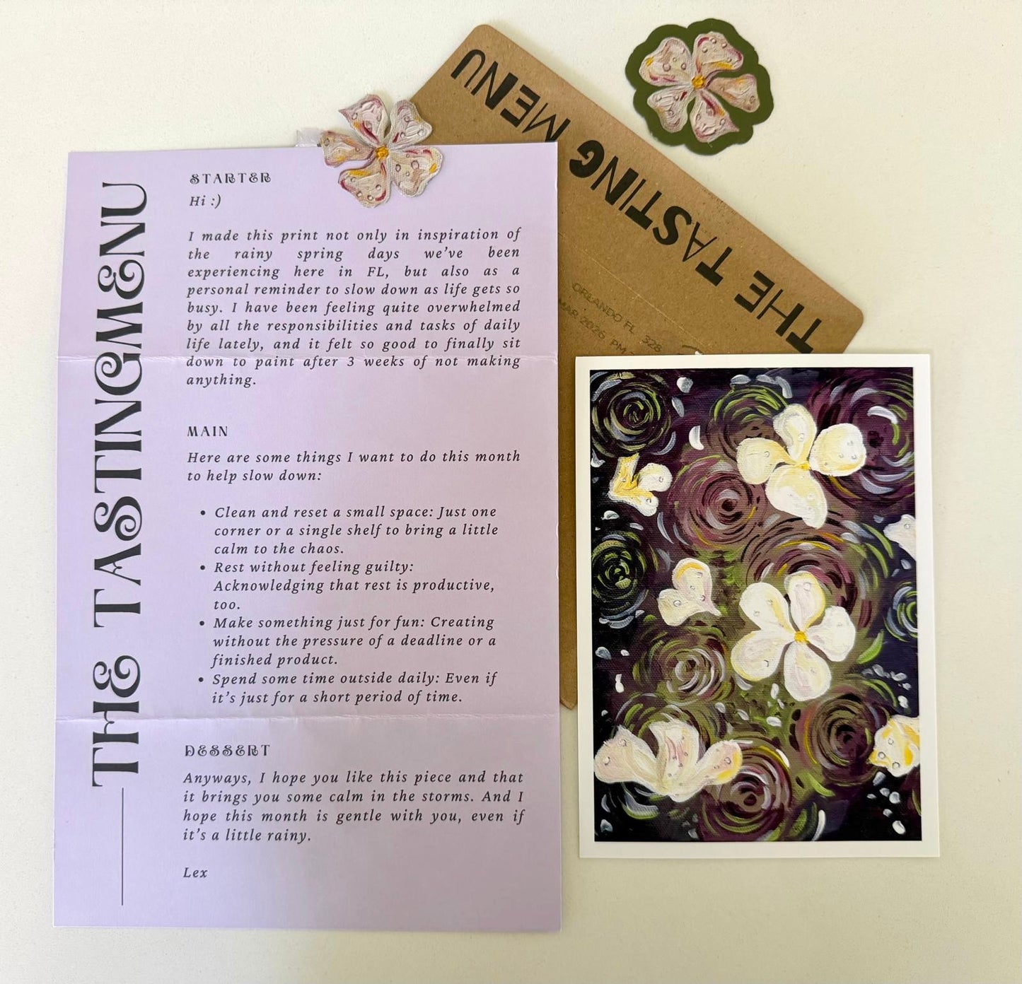 The Tasting Menu Print Club