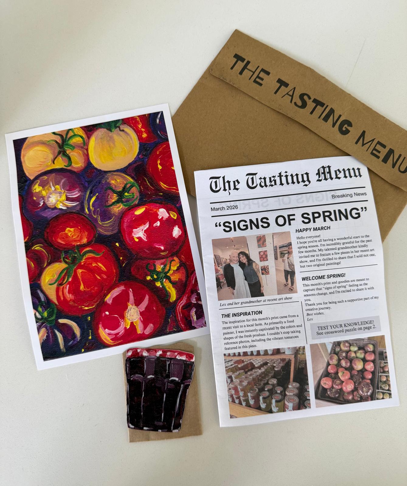 The Tasting Menu Print Club