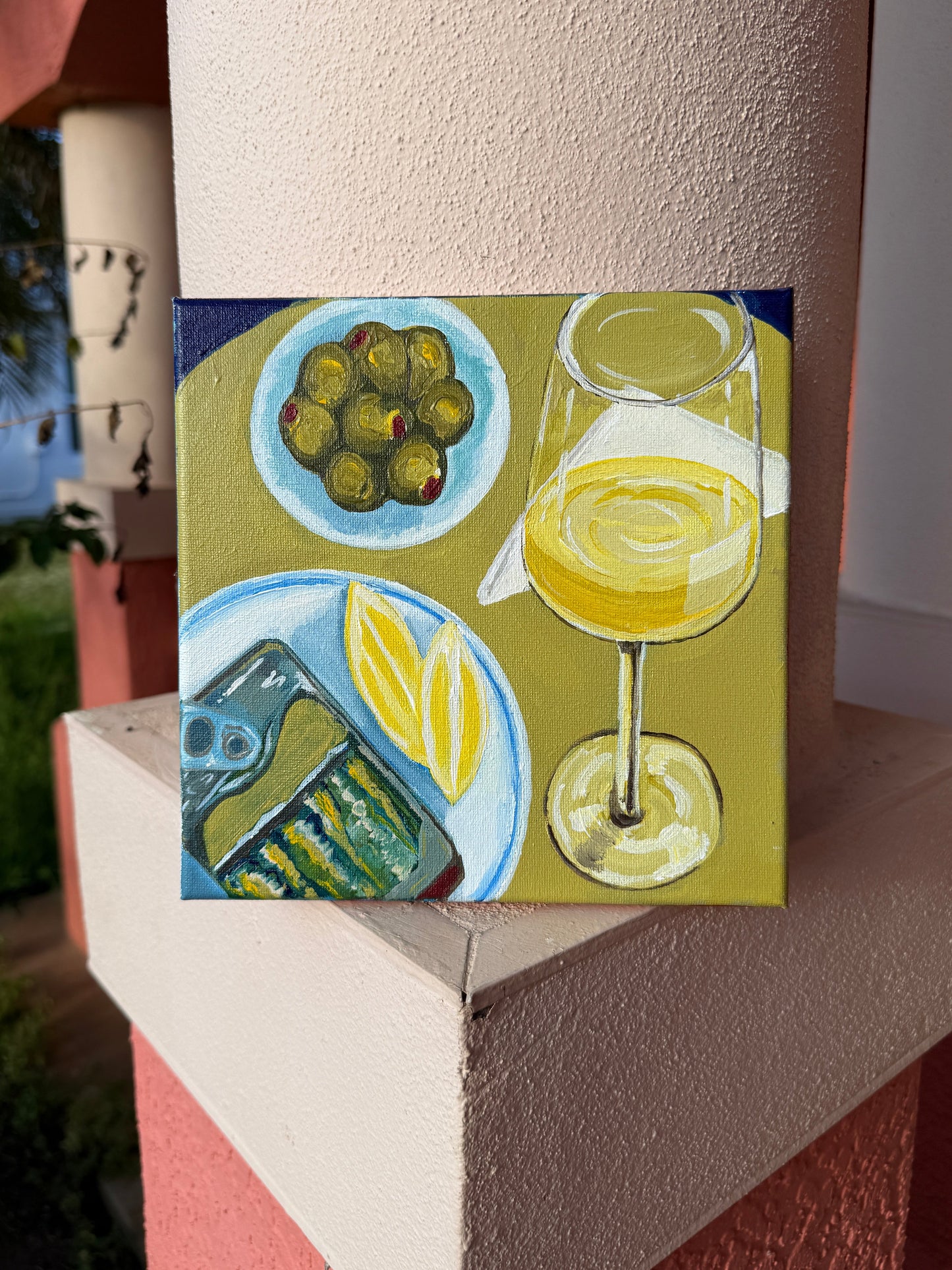 A Spanish Stillness, 8x8 Inch Original