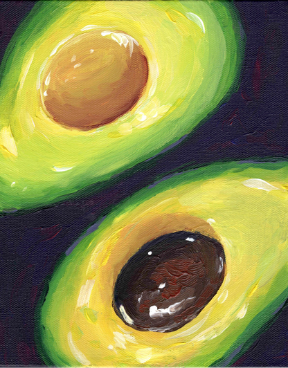 Avocado, 8x10 Inch Original