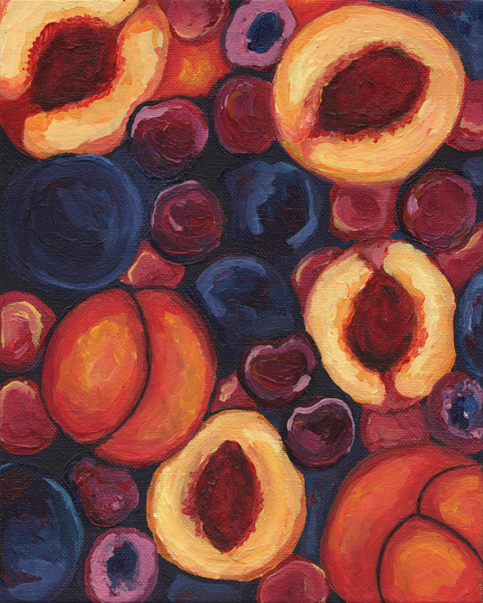 Stone Fruit Print